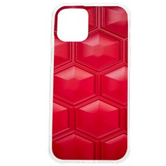 Red Textured Wall Iphone 12 Pro Max Tpu Uv Print Case by artworkshop
