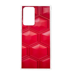 Red Textured Wall Samsung Galaxy Note 20 Ultra Tpu Uv Case by artworkshop