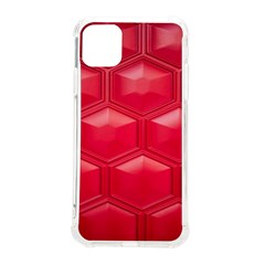 Red Textured Wall Iphone 11 Pro Max 6 5 Inch Tpu Uv Print Case by artworkshop