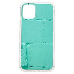 Teal Brick Texture iPhone 12 mini TPU UV Print Case	