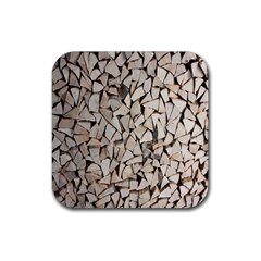 Texture Pattern Design Rubber Coaster (square) by artworkshop