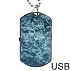 Texture Reef Pattern Dog Tag Usb Flash (one Side) by artworkshop