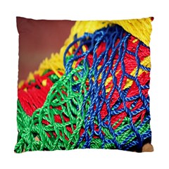 Thread Texture Pattern Standard Cushion Case (two Sides) by artworkshop