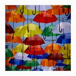 Umbrellas Colourful Medium Glasses Cloth (2 Sides) Back