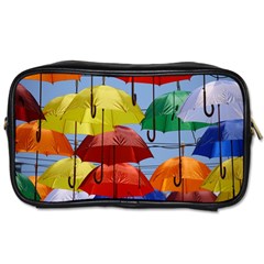 Umbrellas Colourful Toiletries Bag (two Sides) by artworkshop