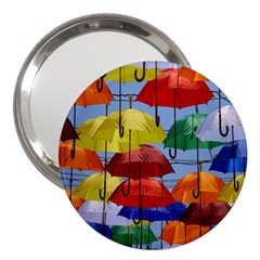 Umbrellas Colourful 3  Handbag Mirrors by artworkshop