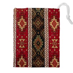 Uzbek Pattern In Temple Drawstring Pouch (4xl)