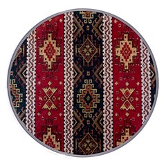 Uzbek Pattern In Temple Wireless Fast Charger(white) by artworkshop