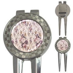 Vintage Floral Pattern 3-in-1 Golf Divots