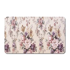 Vintage Floral Pattern Magnet (rectangular)
