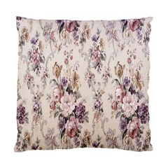 Vintage Floral Pattern Standard Cushion Case (two Sides)