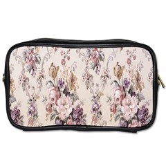 Vintage Floral Pattern Toiletries Bag (one Side)