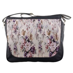 Vintage Floral Pattern Messenger Bag