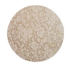 Vintage Wallpaper With Flowers Mini Round Pill Box (pack Of 5)