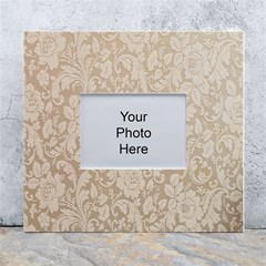 Vintage Wallpaper With Flowers White Wall Photo Frame 5  X 7  by artworkshop