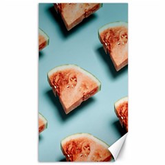 Watermelon Against Blue Surface Pattern Canvas 40  X 72  by artworkshop