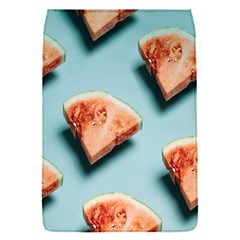 Watermelon Against Blue Surface Pattern Removable Flap Cover (S)