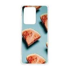 Watermelon Against Blue Surface Pattern Samsung Galaxy S20 Ultra 6 9 Inch Tpu Uv Case by artworkshop