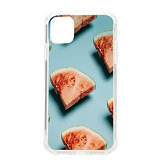 Watermelon Against Blue Surface Pattern Iphone 11 Tpu Uv Print Case by artworkshop