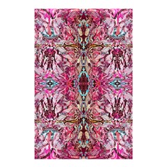 Fuchsia Funky Repeats I Shower Curtain 48  X 72  (small)  by kaleidomarblingart