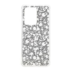 Black And White Alien Drawing Motif Pattern Samsung Galaxy S20 Ultra 6 9 Inch Tpu Uv Case by dflcprintsclothing