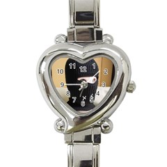 Ski Mask  Heart Italian Charm Watch