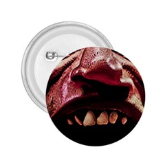 Scary Man Closeup Portrait Illustration 2 25  Buttons by dflcprintsclothing