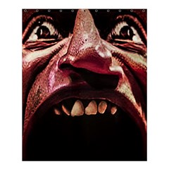 Scary Man Closeup Portrait Illustration Shower Curtain 60  X 72  (medium)  by dflcprintsclothing