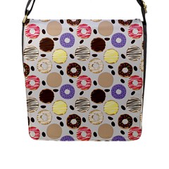 Donuts! Flap Closure Messenger Bag (L)