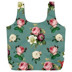 Victorian Floral Full Print Recycle Bag (xl) by fructosebat