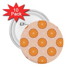 Orange Slices! 2 25  Buttons (10 Pack)  by fructosebat