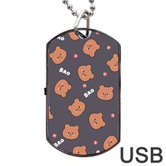 Bears! Dog Tag Usb Flash (one Side)