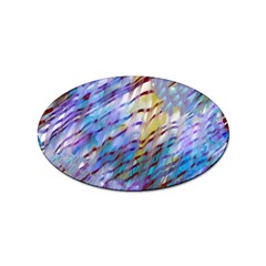 Abstract Ripple Sticker Oval (10 Pack) by bloomingvinedesign