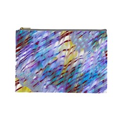 Abstract Ripple Cosmetic Bag (large) by bloomingvinedesign