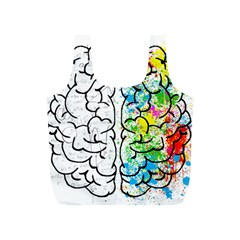 Brain-mind-psychology-idea-drawing Full Print Recycle Bag (s) by Jancukart