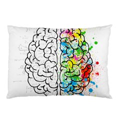 Brain-mind-psychology-idea-drawing Pillow Case (two Sides) by Jancukart