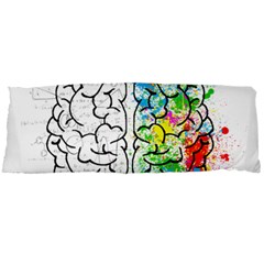 Brain-mind-psychology-idea-drawing Body Pillow Case Dakimakura (two Sides) by Jancukart