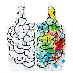 Brain-mind-psychology-idea-drawing Full Print Recycle Bag (xxl) by Jancukart