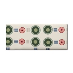 Art Design Round Drawing Abstract Hand Towel
