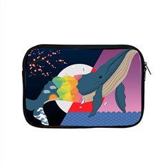 Whale Moon Ocean Digital Art Apple Macbook Pro 15  Zipper Case by Jancukart