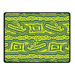 Abstract Background Graphic One Side Fleece Blanket (small)