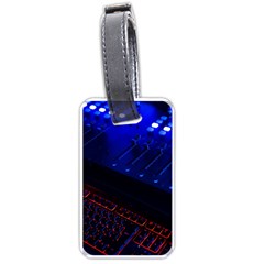 Mixer Console Audio Mixer Studio Luggage Tag (one Side) by Jancukart