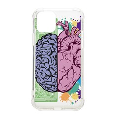 Brain Heart Balance Emotion Art Iphone 11 Pro 5 8 Inch Tpu Uv Print Case by Jancukart