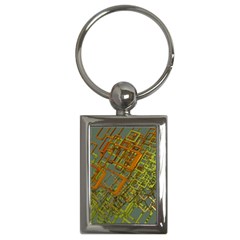 Art 3d Windows Modeling Dimension Key Chain (rectangle)