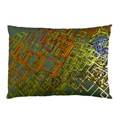 Art 3d Windows Modeling Dimension Pillow Case (two Sides) by Ravend