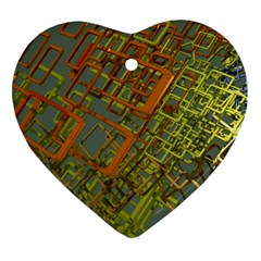 Art 3d Windows Modeling Dimension Ornament (heart)