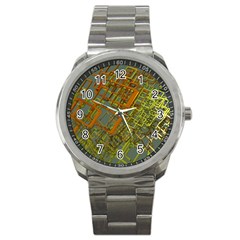 Art 3d Windows Modeling Dimension Sport Metal Watch