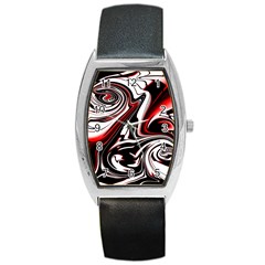 Modern Art Design Fantasy Surreal Barrel Style Metal Watch