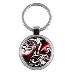 Modern Art Design Fantasy Surreal Key Chain (round)