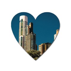 Puerto Madero Cityscape, Buenos Aires, Argentina Heart Magnet by dflcprintsclothing